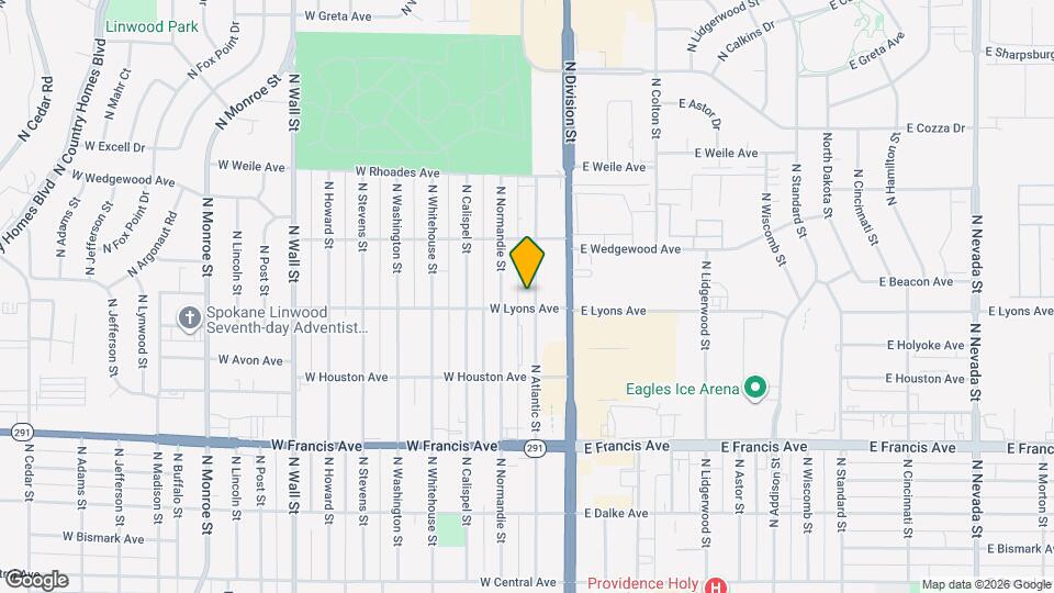 6707 N Atlantic St Map and Location Details