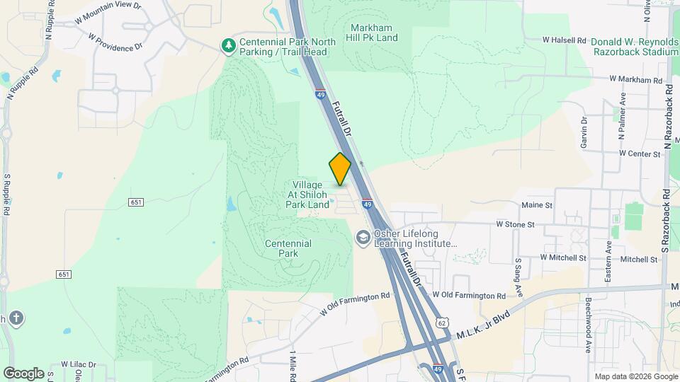 2829 W Hillshire Dr Map and Location Details