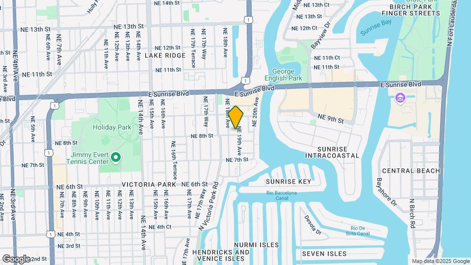1811 NE 8th St Map and Location Details