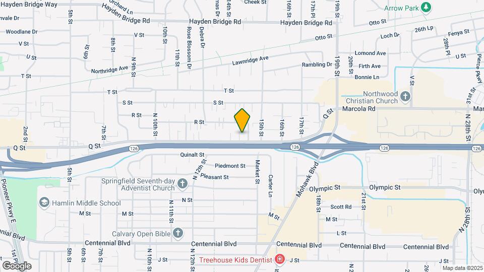1384 Q St Map and Location Details
