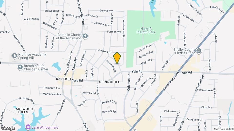 3557 Bellwood Dr Map and Location Details