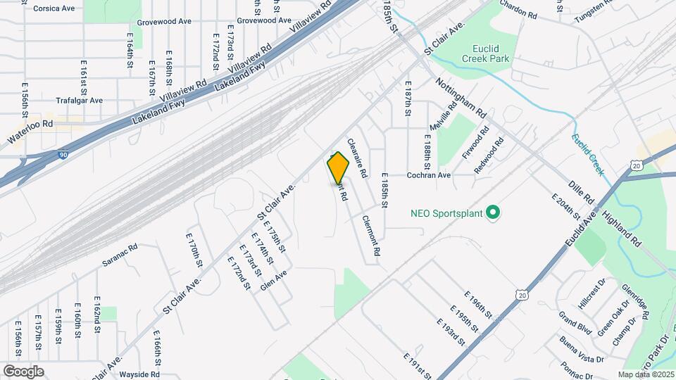 1426 Larchmont Rd Map and Location Details