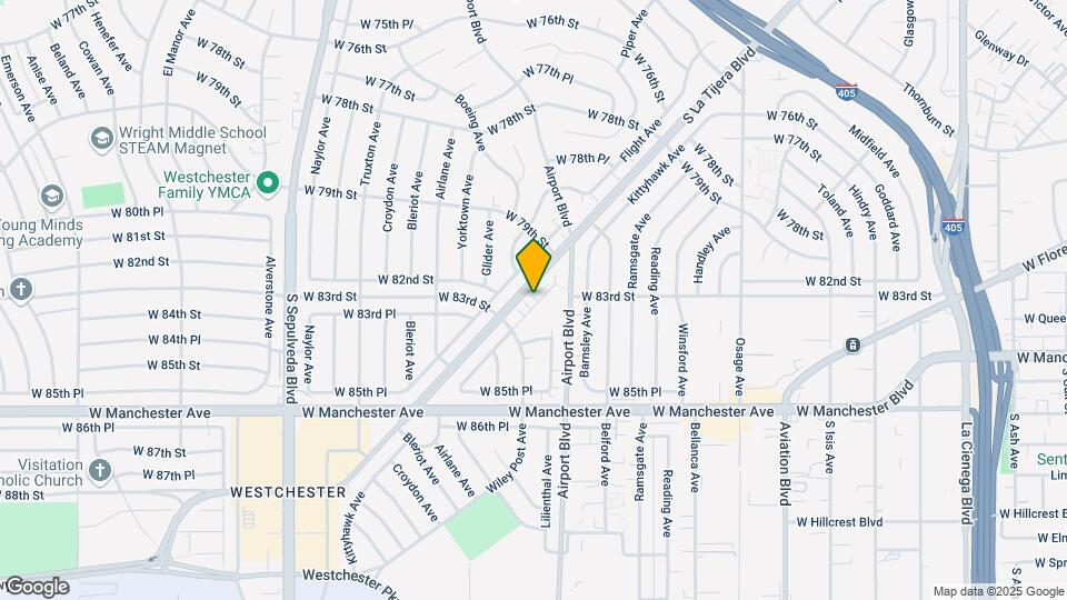 8315 Kittyhawk Ave Map and Location Details