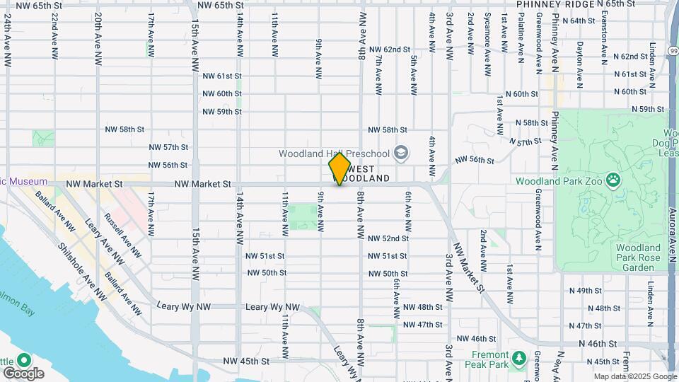 829 NW Market St Map and Location Details