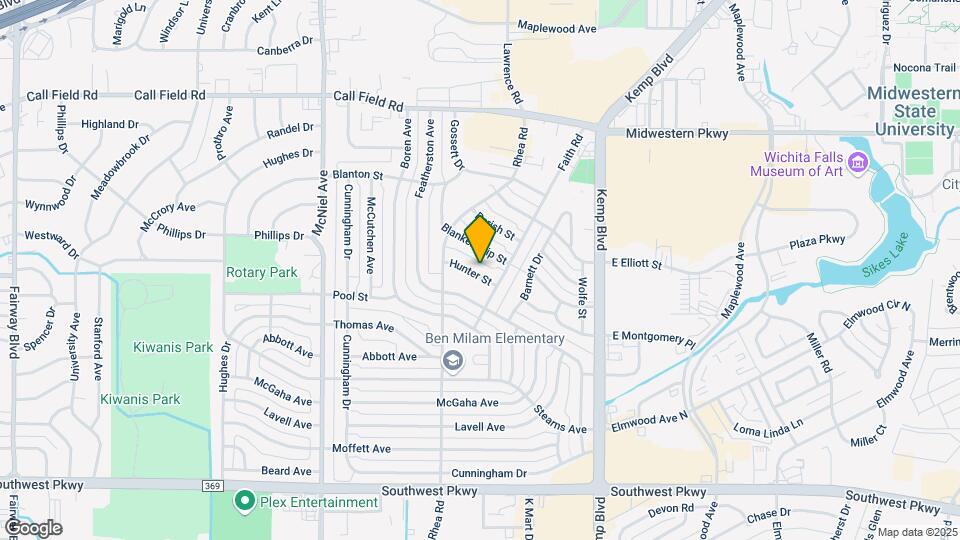 2938 Hunter St Map and Location Details