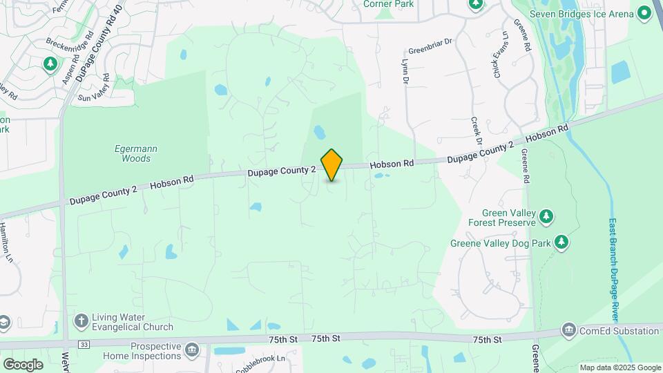 23W711 Hobson Rd Map and Location Details