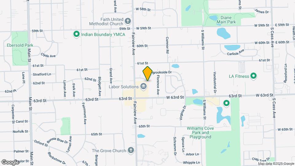 535 Brookside Dr Map and Location Details