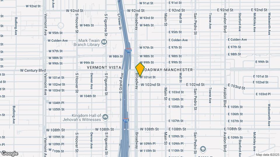240 W 101st St Map and Location Details