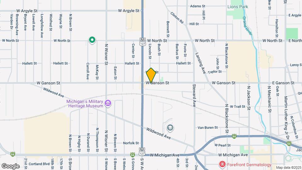 719 W Ganson St Map and Location Details
