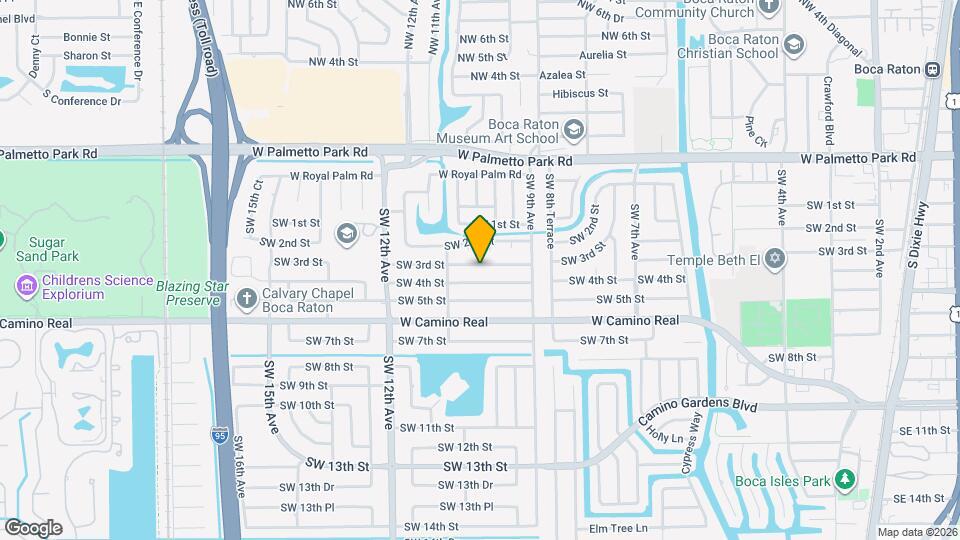 1026 SW 3rd St Map and Location Details