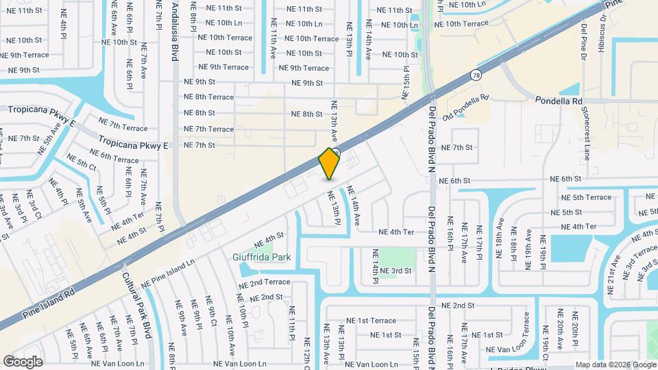 1315 NE Pine Island Ln Map and Location Details