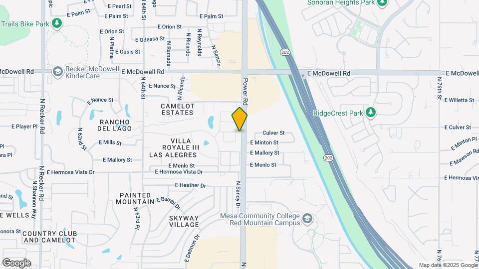 2533 N Silverado Mapa y Detalles de la Ubicación