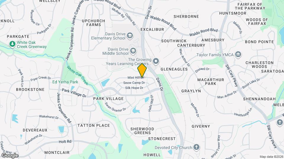 117 Mint Hill Dr Map and Location Details