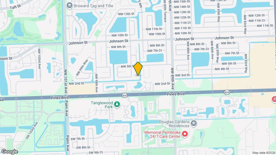 291 NW 93rd Ave Map and Location Details