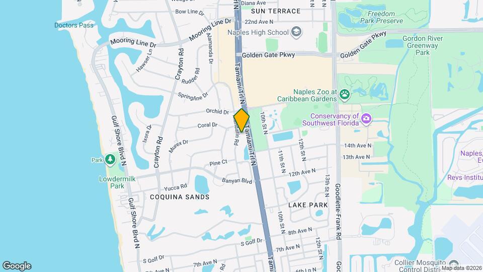 1530 Mandarin Rd Map and Location Details