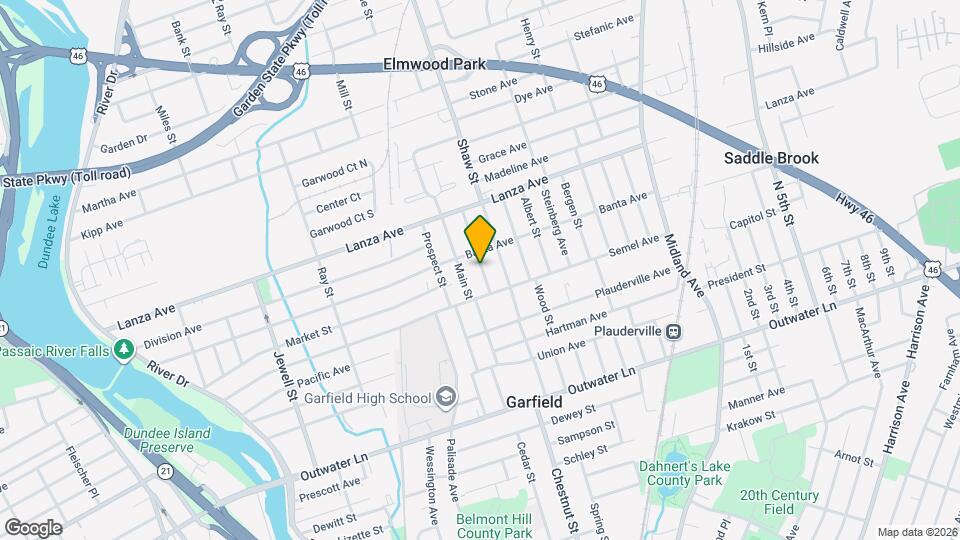 21 Scudder St, Unit 1 Bedroom 1 Bath Map and Location Details