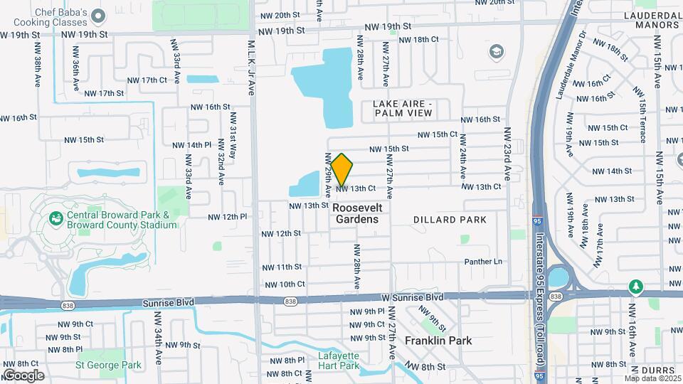 2848 NW 13th Ct Map and Location Details