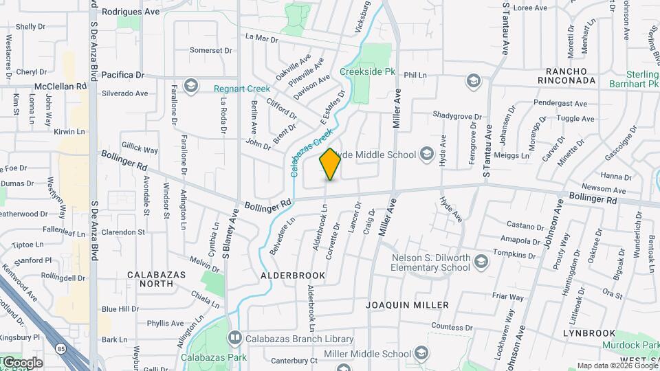10852 Alderbrook Ln Map and Location Details