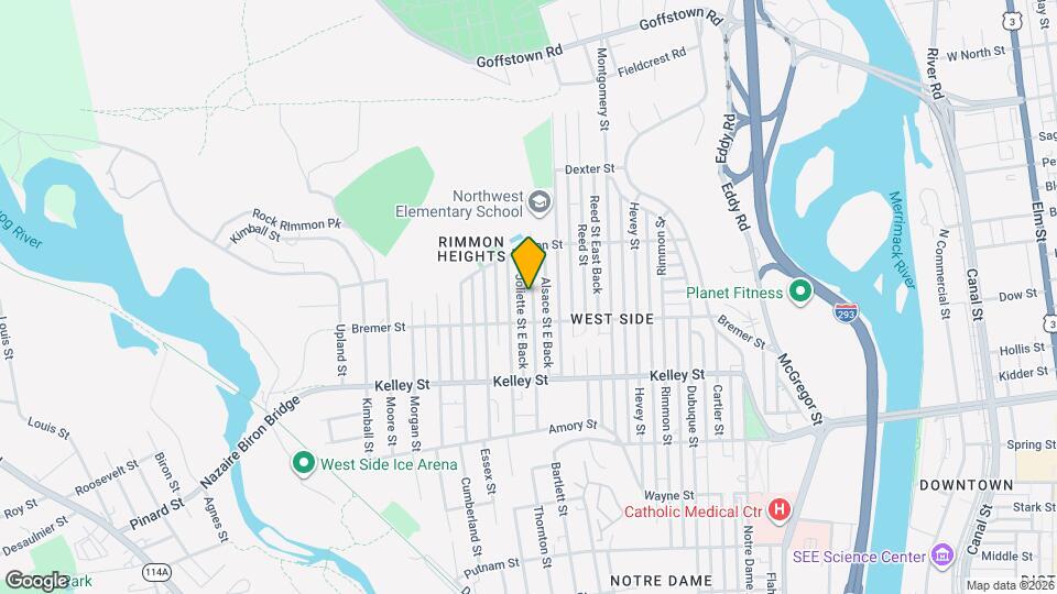 212 Alsace St, Unit 1st floor Map and Location Details