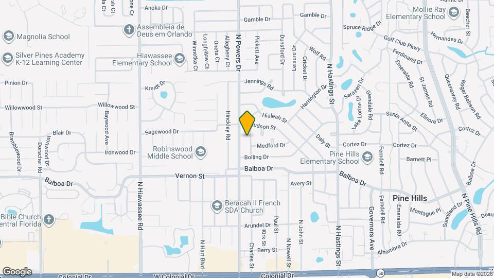 1720 Newton St Map and Location Details