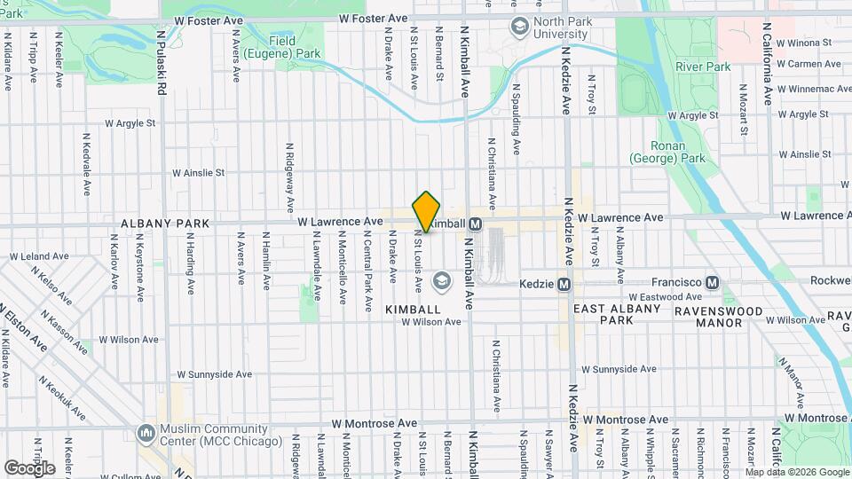 4737 N St Louis Ave Map and Location Details