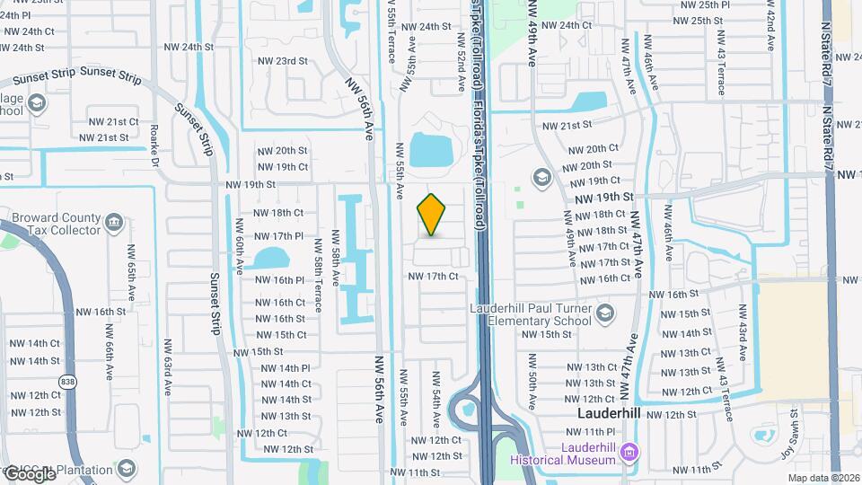 5332 NW 18th St Mapa y Detalles de la Ubicación