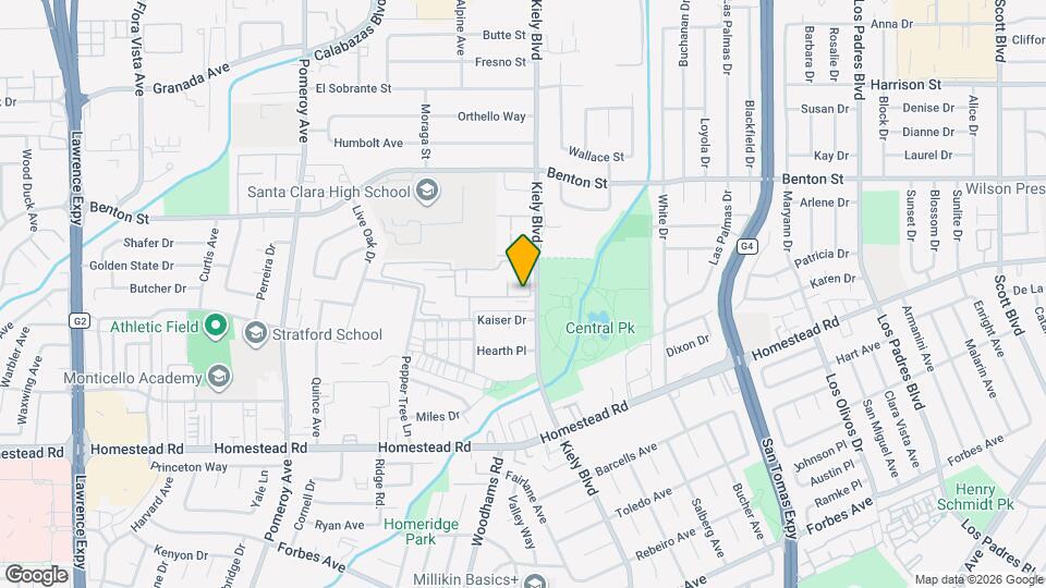 930 KIELY Blvd Map and Location Details