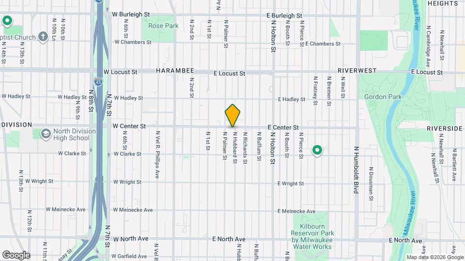 215 E Center St Mapa y Detalles de la Ubicación