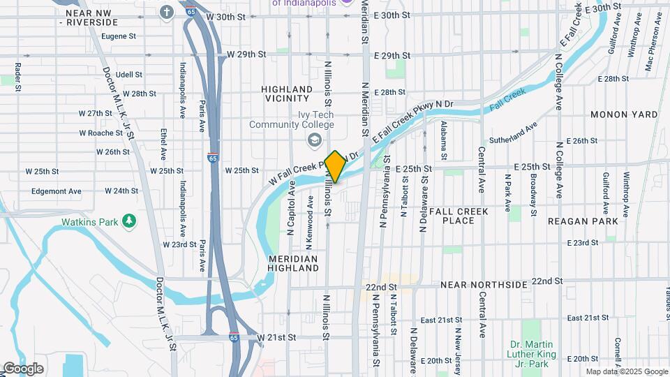 55 W Fall Creek Pkwy S Dr Map and Location Details