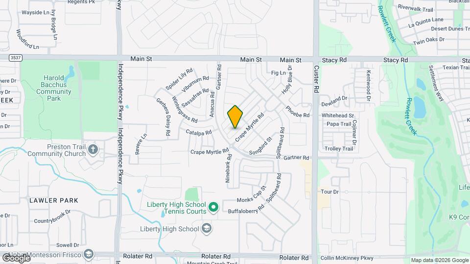 15543 Fringe Tree Rd Map and Location Details