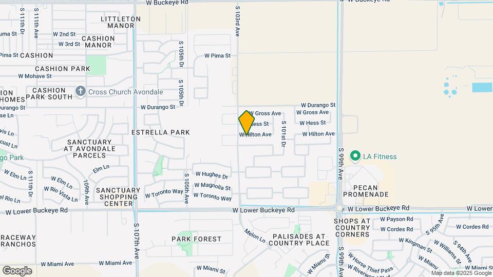 10247 W Hilton Ave Map and Location Details
