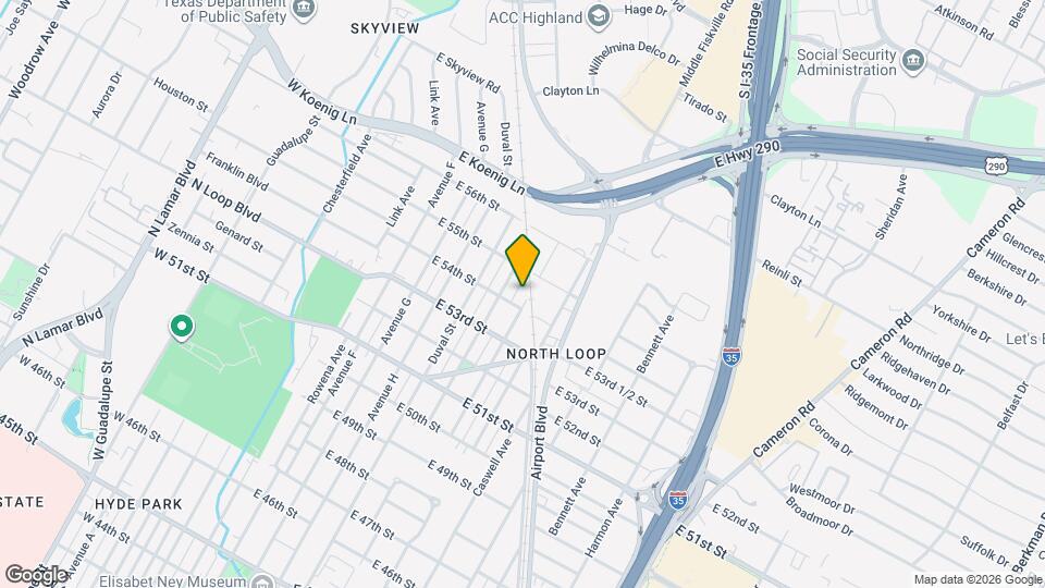 5404 Martin Ave Map and Location Details