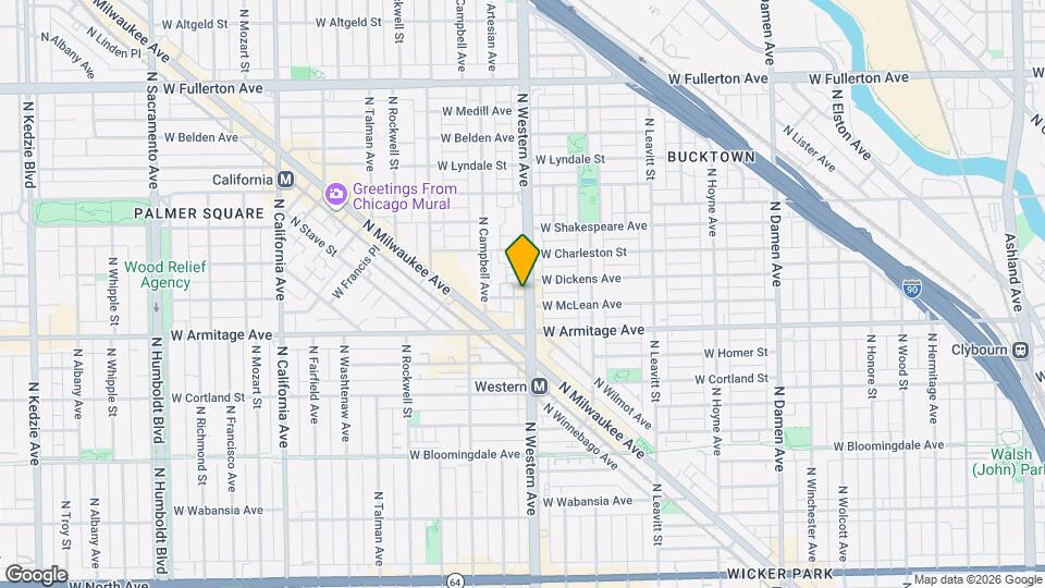 2401 W McLean Ave, Unit #  03 Map and Location Details