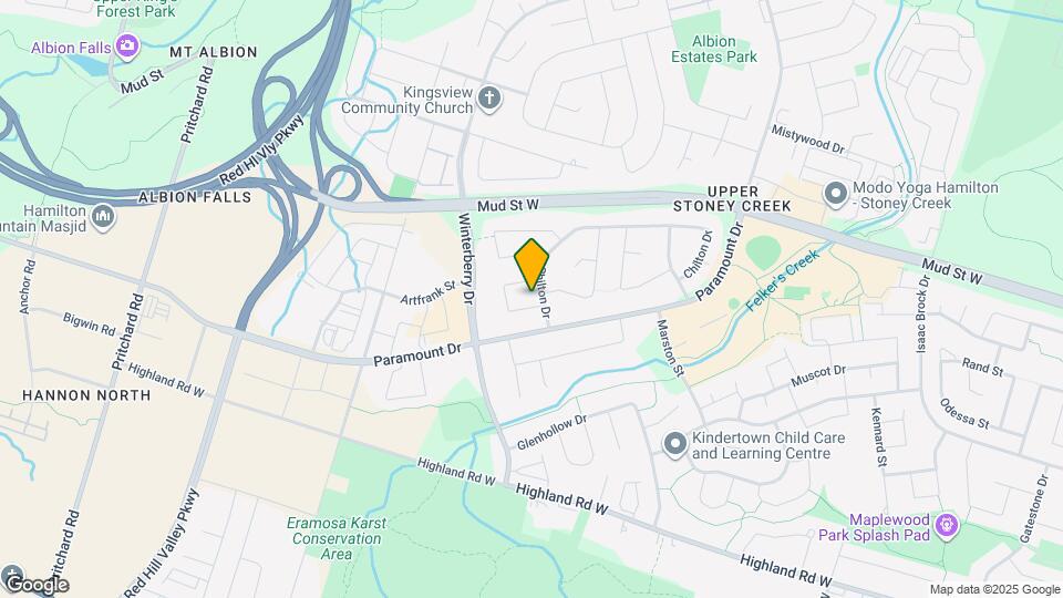 4 Markham Crescent Map and Location Details