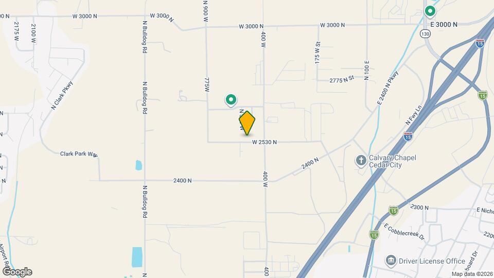 516 W 2530 N Map and Location Details