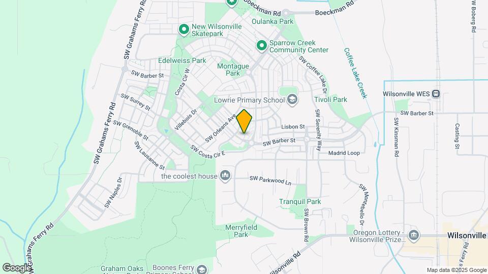 11165 SW Barber St Map and Location Details