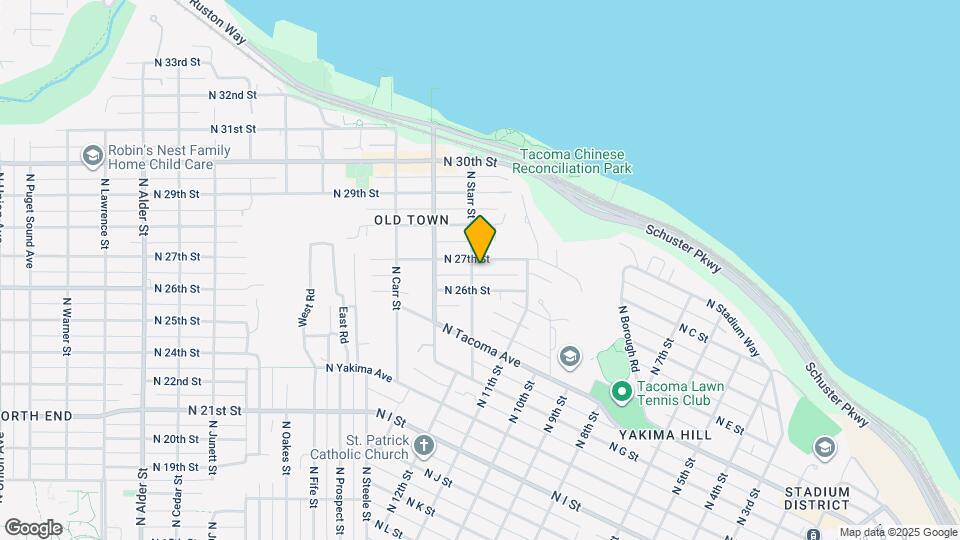 2615 N Starr St Map and Location Details
