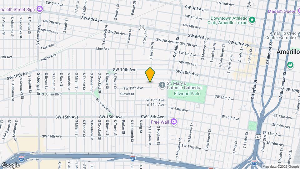 1112 S Hayden St Map and Location Details