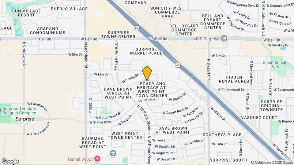 13503 W Canyon Creek Dr Map and Location Details