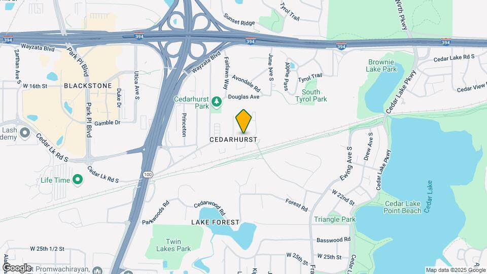 4500 Cedar Lake Rd S, Unit Cedar Trails Mapa y Detalles de la Ubicación