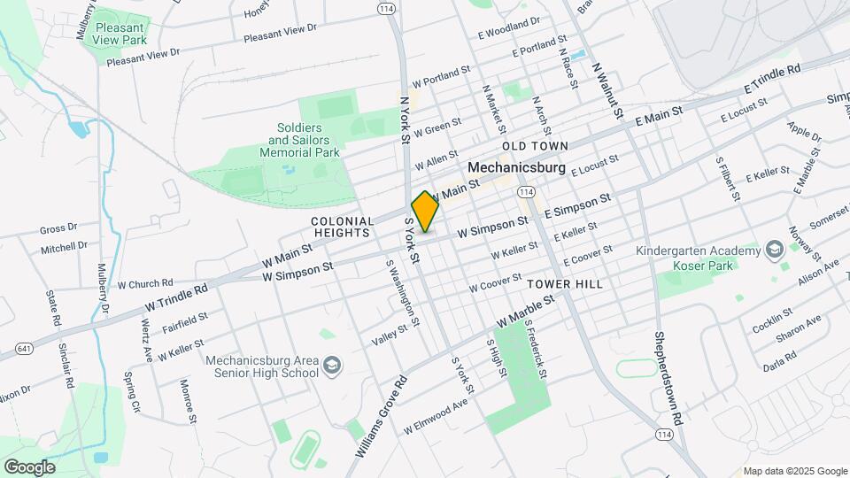 226 W Simpson St Map and Location Details