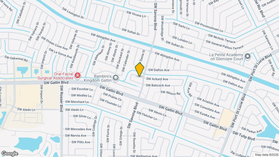 1318 SW Ackard Ave Mapa y Detalles de la Ubicación