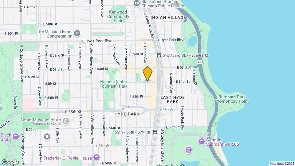 1509 E 54th St Map and Location Details