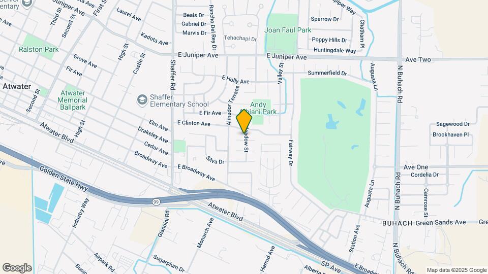 595 Martha Ct Map and Location Details