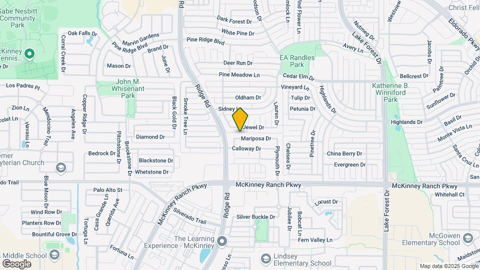 6000 Mariposa Dr Map and Location Details