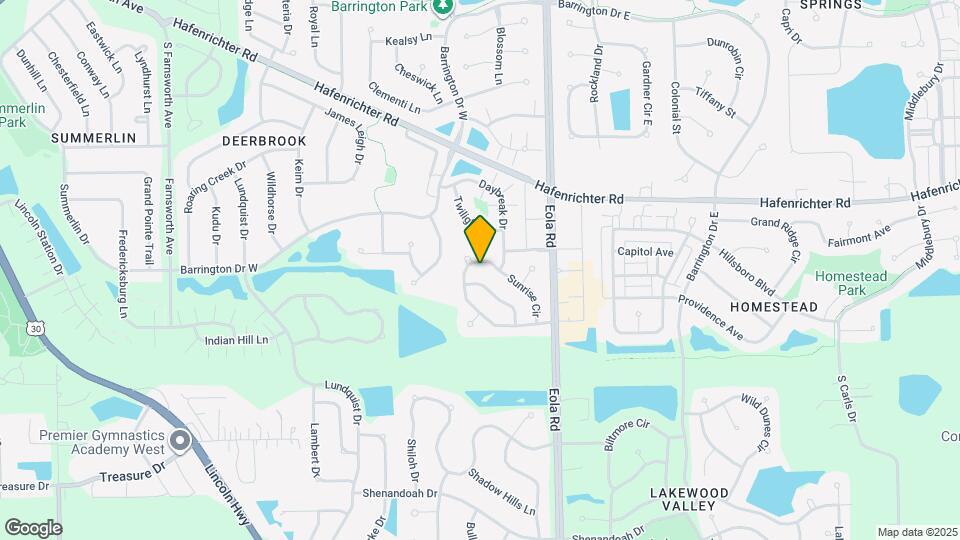 2172 Sunrise Cir Map and Location Details