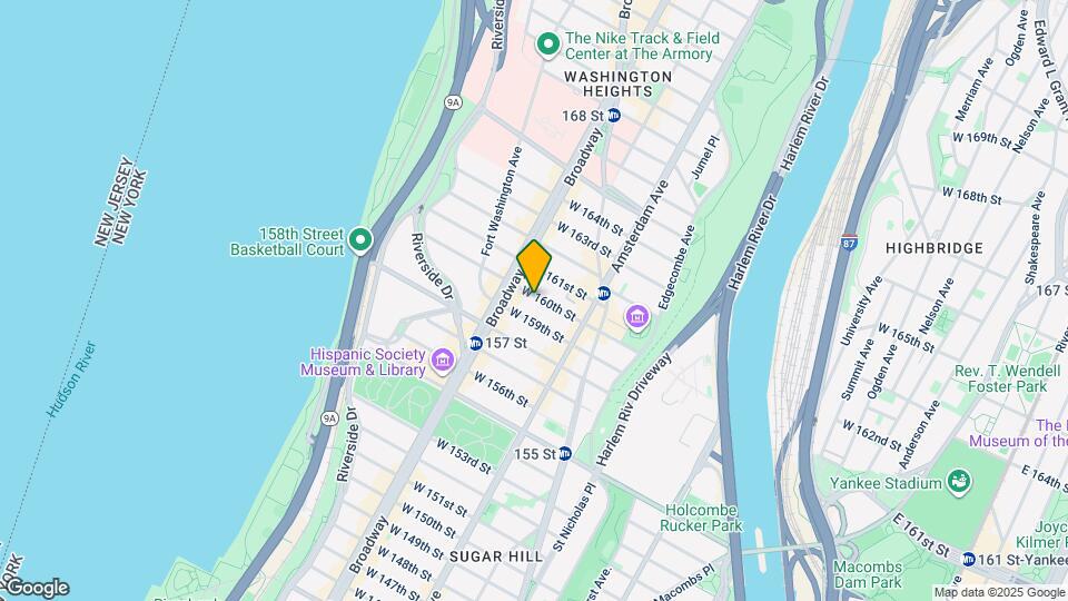 554 W 160th St Mapa y Detalles de la Ubicación