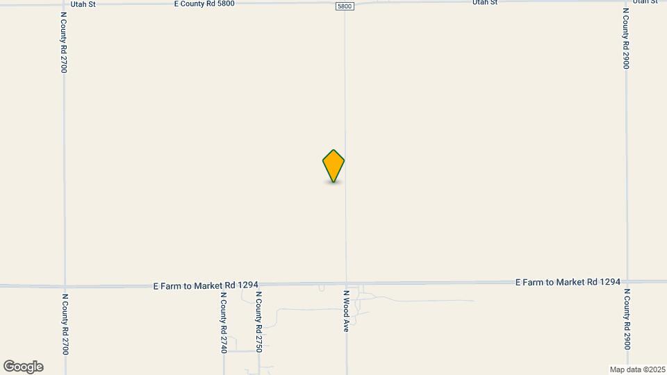 10705 N County Rd 2800 Map and Location Details