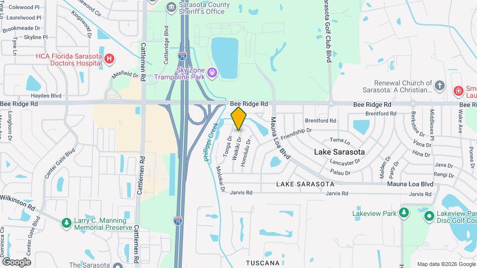 4036 Waikiki Dr Map and Location Details