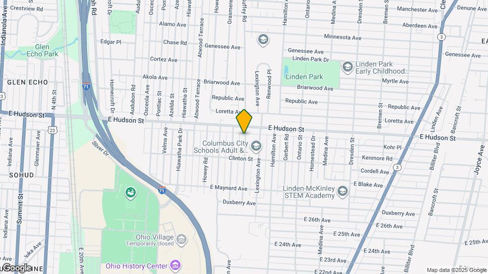 2353 McGuffey Rd Map and Location Details